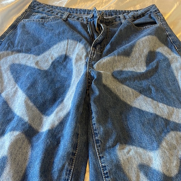 Mom jeans with hearts - Picture 2 of 3